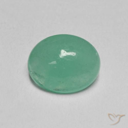 1.08ct Naturale Verde Pistacchio Smeraldo, Ovale, Traslucido