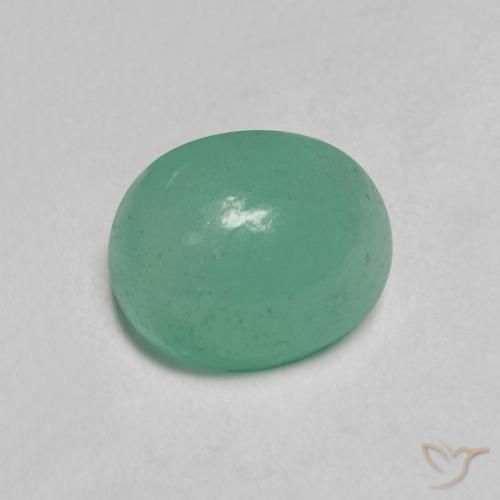 Smeraldo Verde chiaro naturale da 0.65 ct, Ovale, Traslucido
