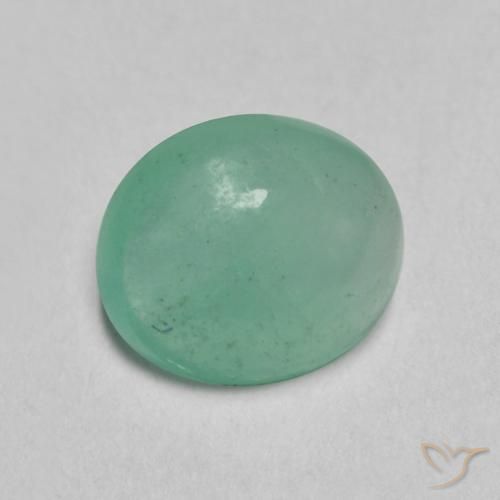 Smeraldo Verde freddo naturale da 0.78 ct, Ovale, Traslucido