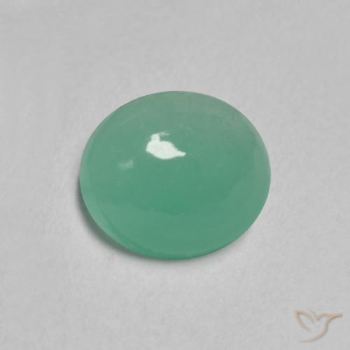0.83ct Naturale Verde chiaro Smeraldo, Ovale, Traslucido