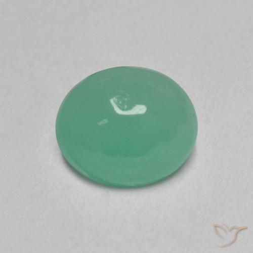 Smeraldo Verde chiaro naturale da 0.83 ct, Ovale, Traslucido
