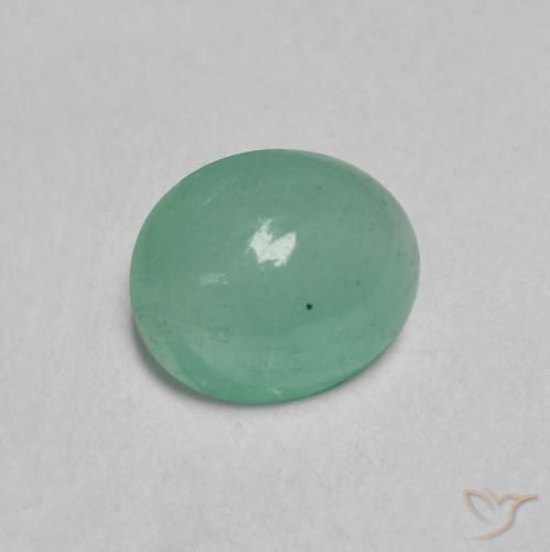 Smeraldo Verde smeraldo chiaro naturale da 0.36 ct, Ovale, Traslucido