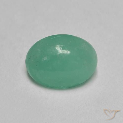 Smeraldo Verde smeraldo chiaro naturale da 0.78 ct, Ovale, Traslucido