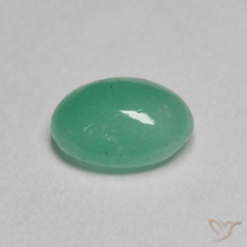 Smeraldo Verde smeraldo chiaro naturale da 0.78 ct, Ovale, Traslucido