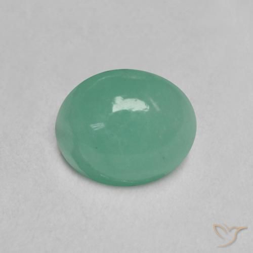 Smeraldo naturale verde da 0,64 ct, taglio ovale, traslucido