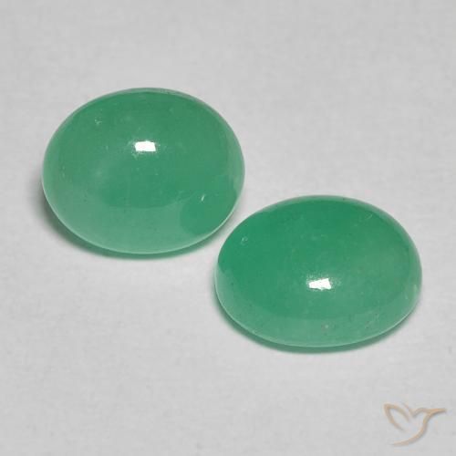 1.49ctw Naturale Verde chiaro Smeraldo, Ovale, Traslucido