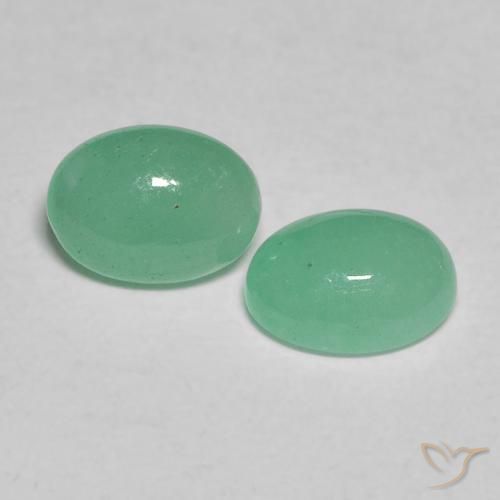 Gemme di Smeraldo Menta verde naturale da 0.97 ct, Ovale, Traslucido