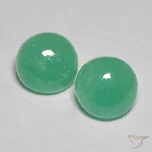 2.54ctw Naturale Verde chiaro medio Smeraldo, Rotondo, Traslucido