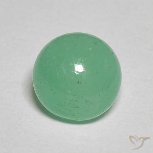 1.30ct Naturale Menta verde Smeraldo, Rotondo, Traslucido