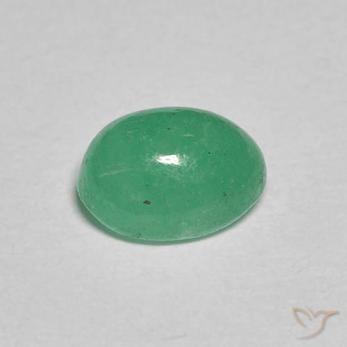 Smeraldo Trifoglio Verde naturale da 1.08 ct, Ovale, Traslucido