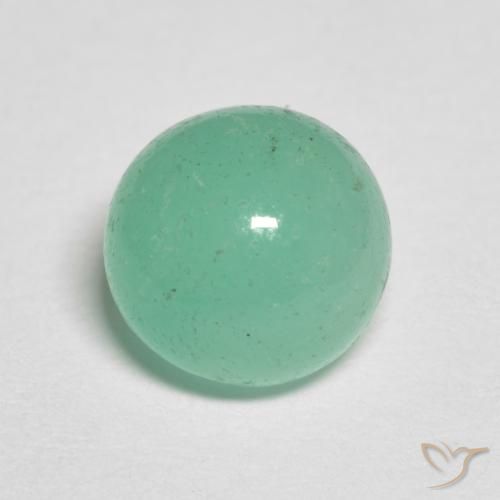 Smeraldo verde felce naturale da 1.81 ct, Rotondo, Traslucido