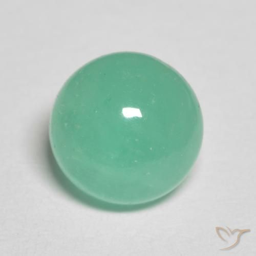 Smeraldo Verde medio naturale da 1.80 ct, Rotondo, Traslucido