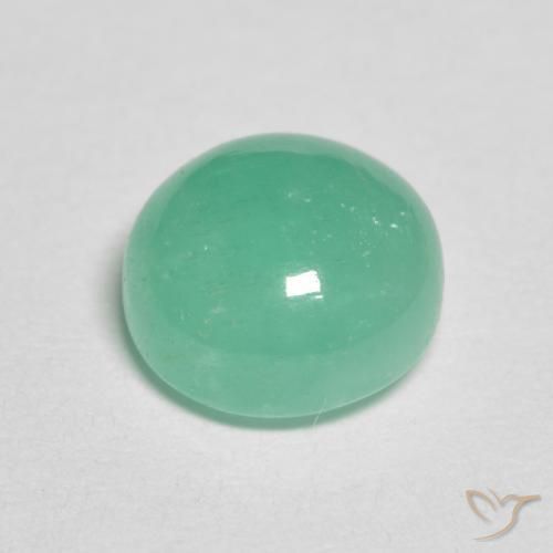 Smeraldo Verde medio naturale da 1.80 ct, Rotondo, Traslucido