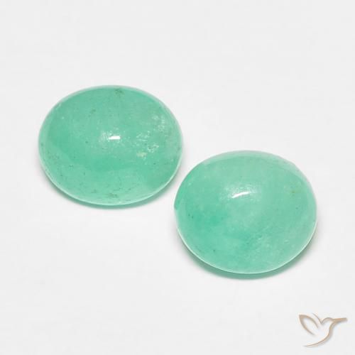 1.49ctw Naturale Verde chiaro Smeraldo, Ovale, Traslucido