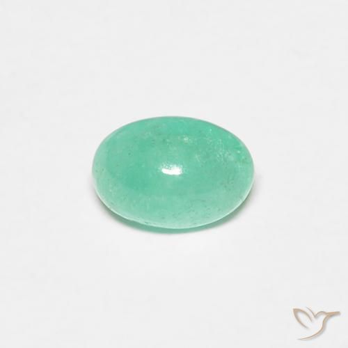 Pietra preziosa smeraldo ovale da 0,44 carati, Smeraldo certificato sciolto dalla Colombia, Gemma naturale, 5,7 x 4,1 mm, Photo A