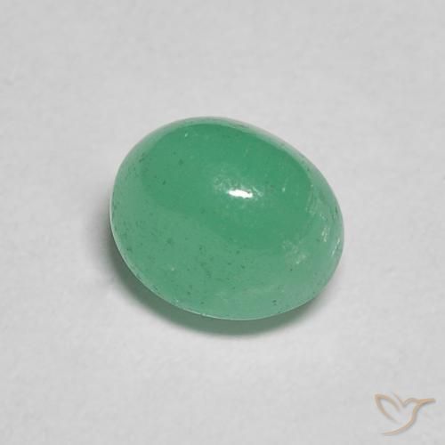 0.92ct Naturale Verde elettrico Smeraldo, Ovale, Traslucido