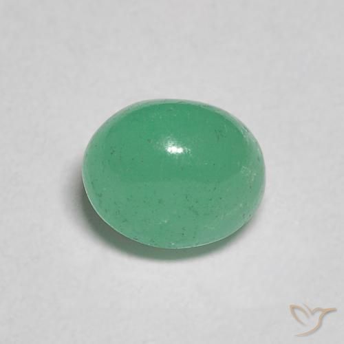 Smeraldo Verde elettrico naturale da 0.92 ct, Ovale, Traslucido