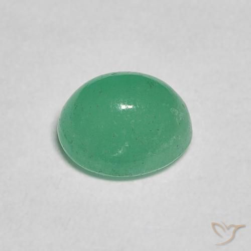 Smeraldo Verde elettrico naturale da 0.92 ct, Ovale, Traslucido
