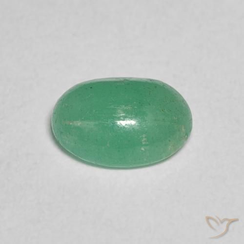 Smeraldo Verde medio naturale da 0.75 ct, Ovale, Traslucido
