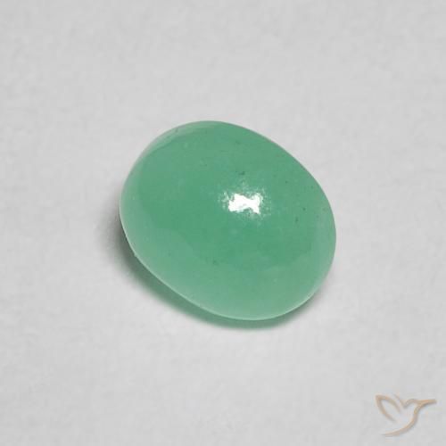 Smeraldo Verde medio naturale da 0.47 ct, Ovale, Traslucido