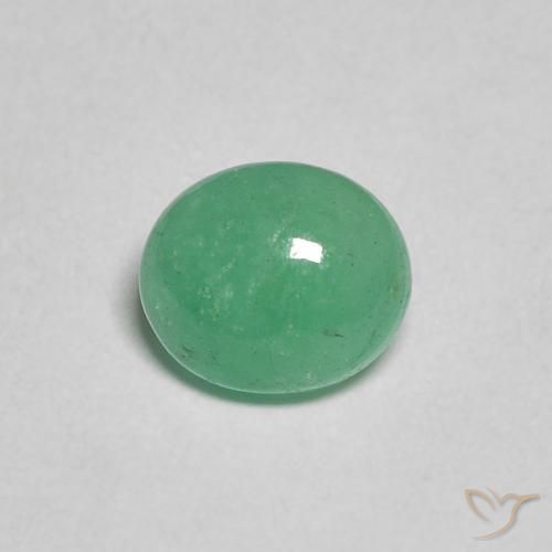 Pietra preziosa smeraldo ovale da 0,95 carati, Smeraldo certificato sciolto dalla Colombia, Gemma naturale, 6,5 x 5,5 mm, Photo A