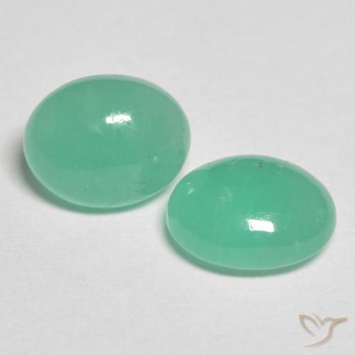 Gemme di Smeraldo Verde Pistacchio naturale da 1.93 ct, Ovale, Traslucido
