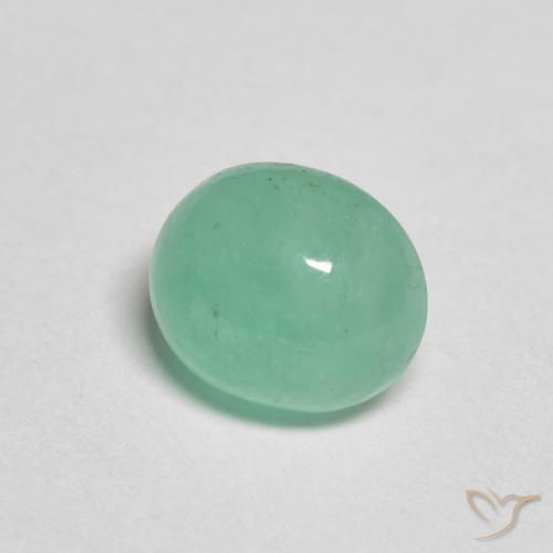 Smeraldo Verde brillante naturale da 1.13 ct, Ovale, Traslucido
