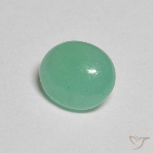 Smeraldo Verde chiaro naturale da 0.88 ct, Ovale, Traslucido