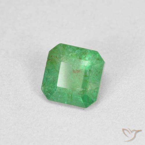 Smeraldo Trifoglio verde naturale da 0.30 ct, Ottagonale / Taglio smeraldo, SI