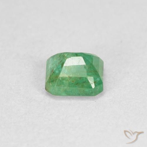 Smeraldo Trifoglio verde naturale da 0.30 ct, Ottagonale / Taglio smeraldo, SI