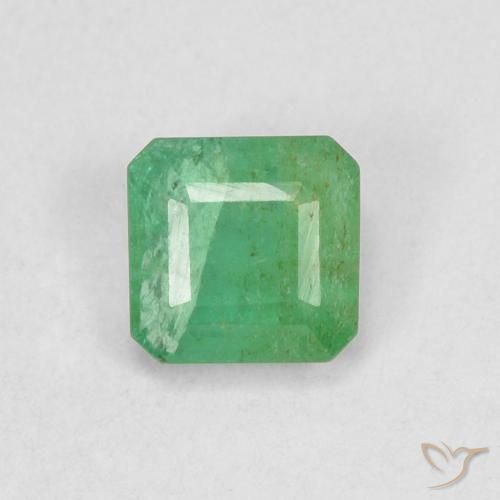 0.42ct Naturale Trifoglio verde Smeraldo, Taglio smeraldo, SI