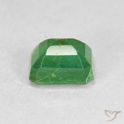 Smeraldo Verde medio naturale da 0.59 ct, Ottagonale / Taglio smeraldo, SI