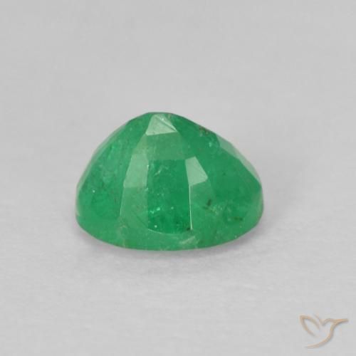 Smeraldo Verde brillante naturale da 0.47 ct, Ovale, SI