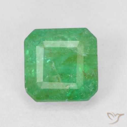 0.34ct Naturale Verde medio Smeraldo, Taglio smeraldo, SI
