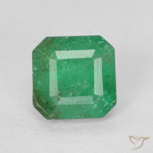 0.27ct Naturale Verde caldo Smeraldo, Taglio smeraldo, SI