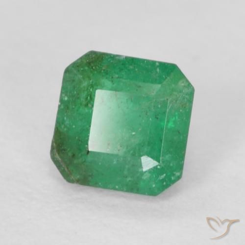 Smeraldo Verde caldo naturale da 0.27 ct, Ottagonale / Taglio smeraldo, SI