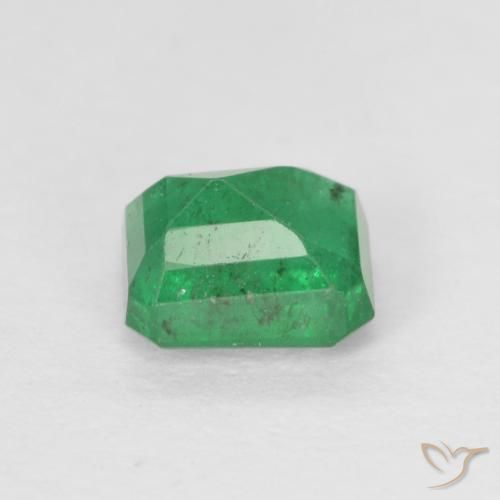 Smeraldo Verde chiaro naturale da 0.59 ct, Ottagonale / Taglio smeraldo, SI