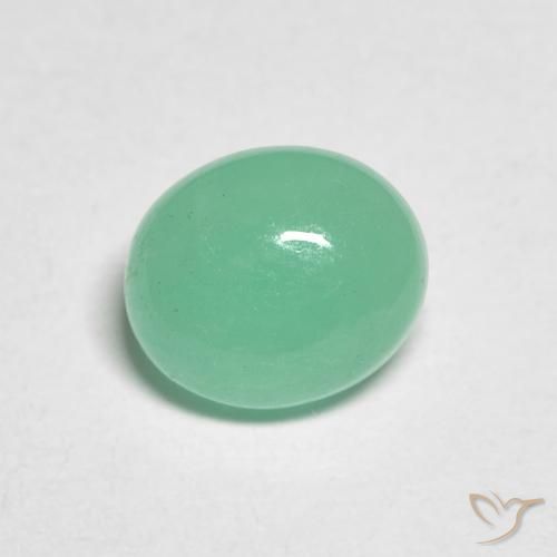 1.14ct Naturale Verde medio Smeraldo, Ovale, Traslucido