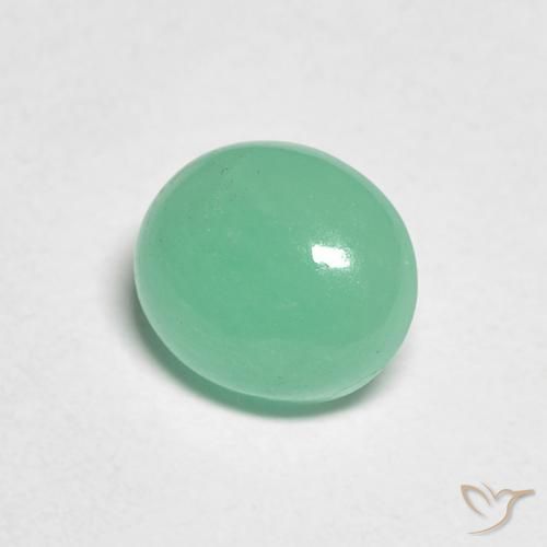 Smeraldo Verde medio naturale da 1.14 ct, Ovale, Traslucido