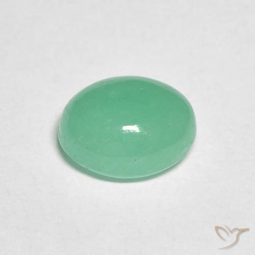 Smeraldo Verde medio naturale da 1.14 ct, Ovale, Traslucido
