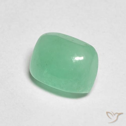 Smeraldo Verde chiaro naturale da 0.87 ct, Cuscino, Traslucido