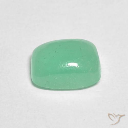 Smeraldo Verde chiaro naturale da 0.87 ct, Cuscino, Traslucido
