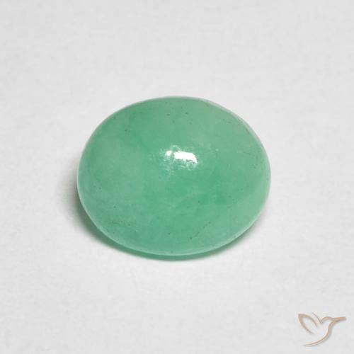 1.02ct Naturale Menta verde Smeraldo, Ovale, Traslucido