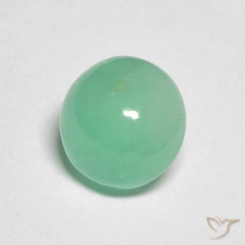 Smeraldo verde felce naturale da 1.94 ct, Rotondo, Traslucido