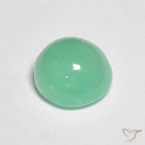 Smeraldo verde felce naturale da 1.94 ct, Rotondo, Traslucido