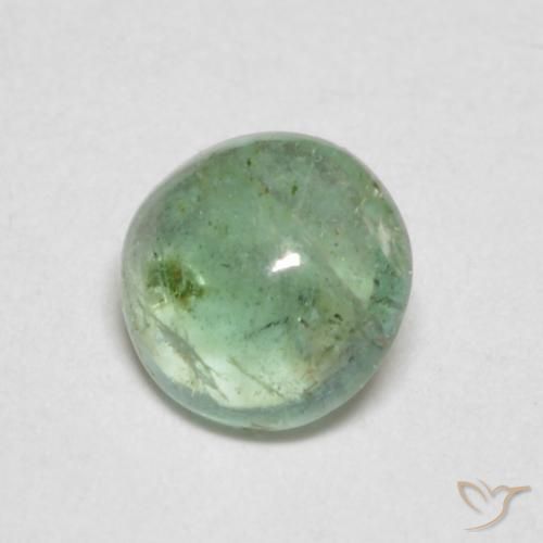 Smeraldo Giallo molto chiaro Verde naturale da 0.41 ct, Rotondo, Trasparente