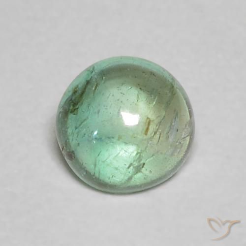 0.44ct Naturale Verde chiaro Smeraldo, Rotondo, Trasparente