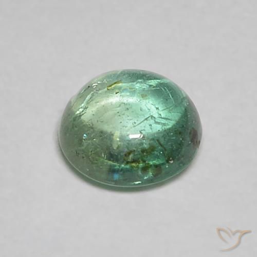 Smeraldo Verde chiaro naturale da 0.44 ct, Rotondo, Trasparente