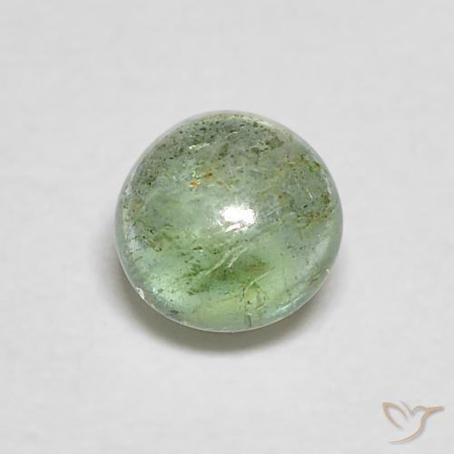 0.32ct Naturale Giallo chiaro Verde Smeraldo, Rotondo, Trasparente