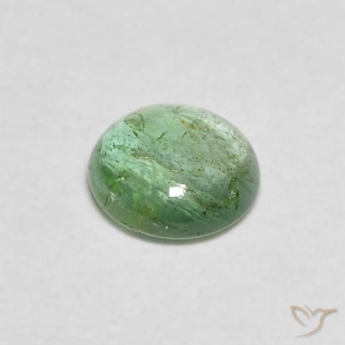Smeraldo Giallo chiaro Verde naturale da 0.32 ct, Rotondo, Trasparente